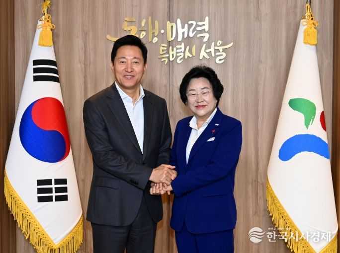 김경희 이천시장, 오세훈 서울시장 만나 상생 발전방안 논의