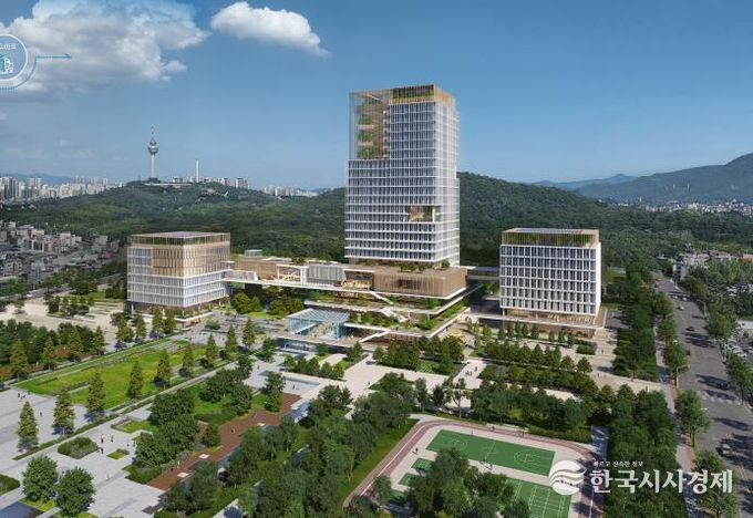 당선작 조감도-㈜나우동인건축사사무소