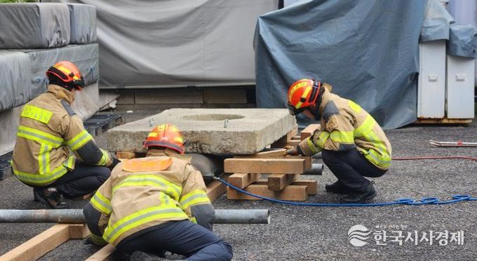 서산소방서, 하반기 도시탐색 특별구조훈련 실시
