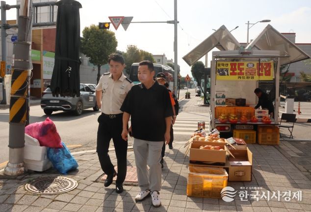 가평소방서, 추석 명절 대비 전통시장 현장 안전지도 실시