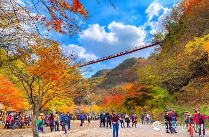 순창군 강천산군립공원, 가을 단풍철 16만 명 넘어서며 ‘대성황’