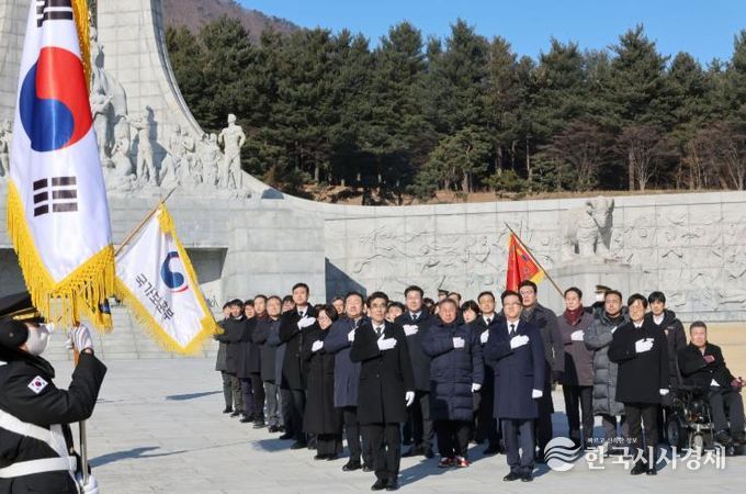 대전시의회 신년 대전현충원 참배