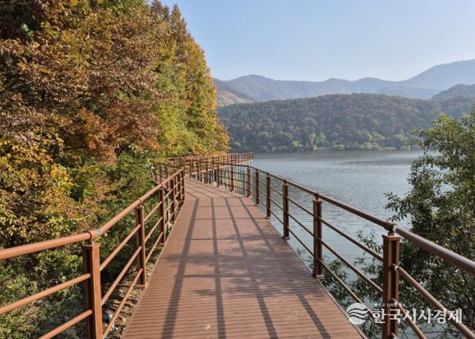 “막힘없이 한 바퀴” 완주 구이저수지 둘레길 상반기 완공