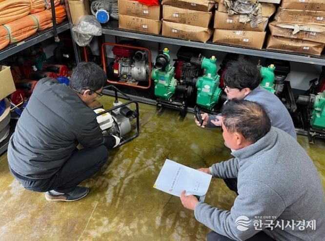 장수군, 한해장비 양수기 일제점검 추진
