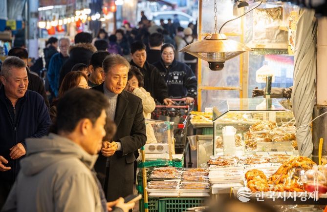 계양구, 설 맞이 전통시장 방문... 민생 현장 소통