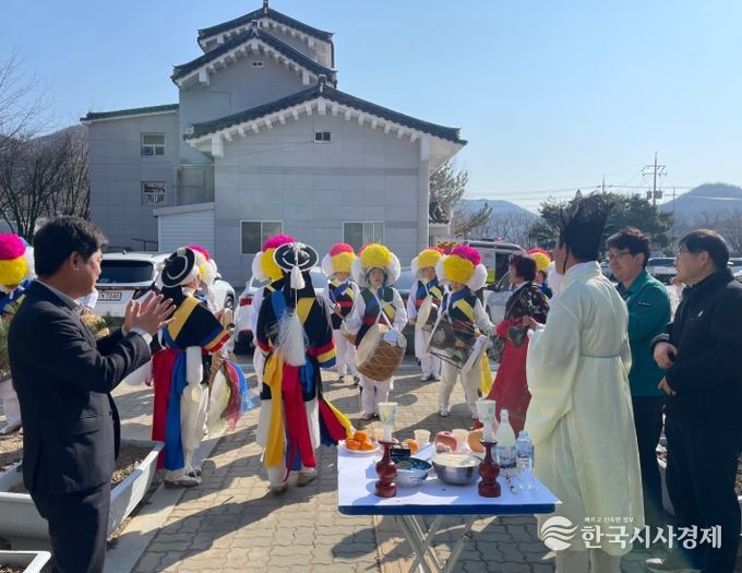 밀양시 무안면 무안농악보존회, 새해맞이 지신밟기 행사