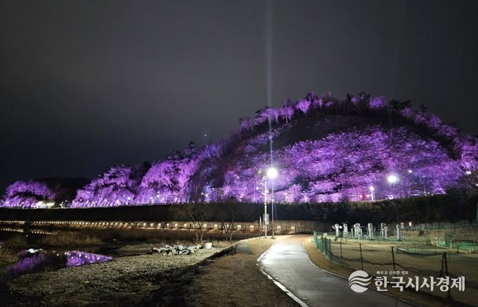 진주시, ‘새벼리 야간 경관조명 새단장’ 운영 재개