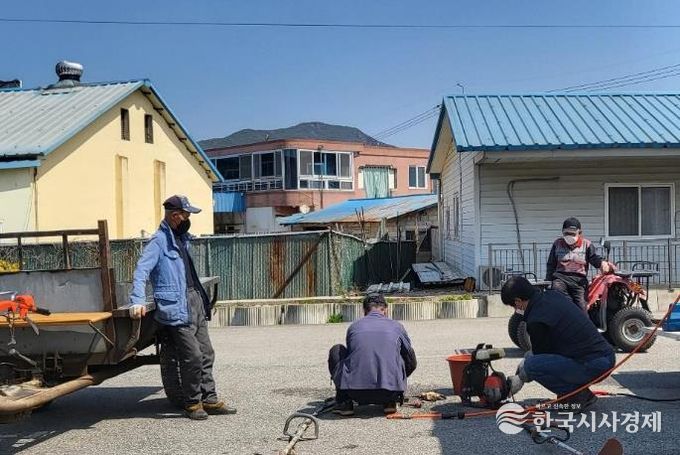 농업기계 순회교육 모습