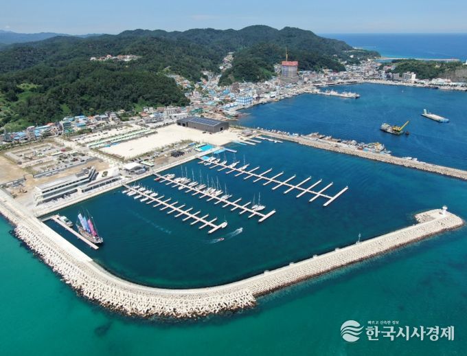 군관리계획 재정비 마리나항만 전경