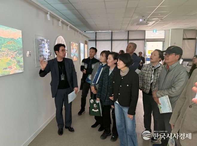 장흥군농어촌신활력센터, AI 미디어아트 전시