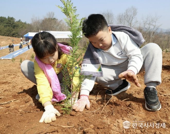 지난 2일 열린 제81회 식목일 행사 모습.