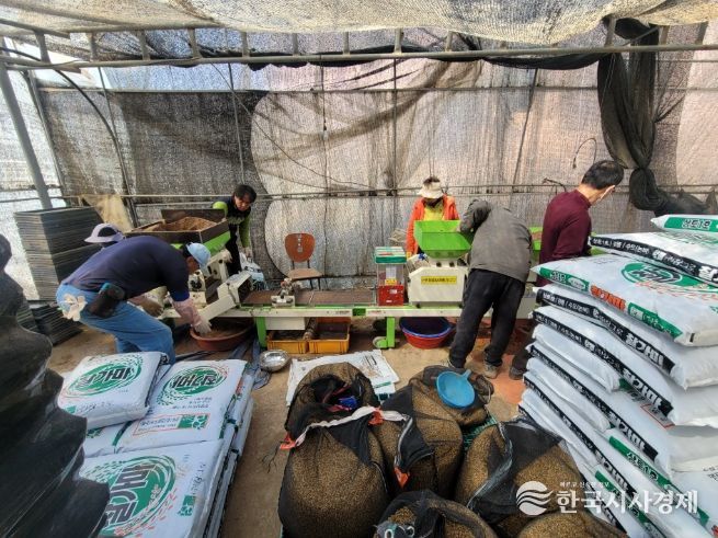 1. 지난해 천안시 병천면 수도작 농가 파종 작업 모습