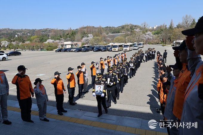 합동 안장식(현충관 영현 입장)